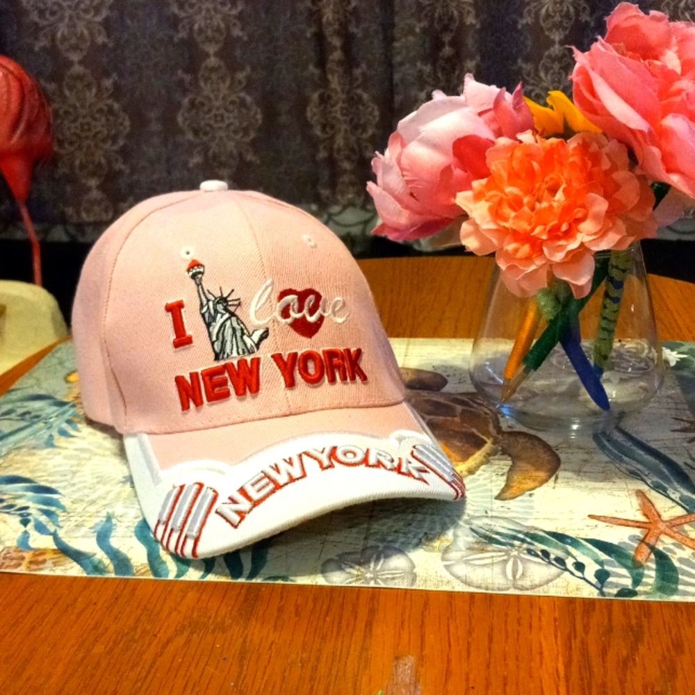 I love new york barbie pink baseball cap